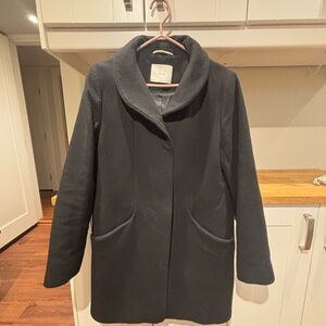 Wilfred Black Cocoon Coat